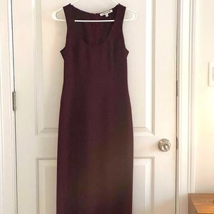Elizabeth & James Mireille Scoop-Neck Dress (Size 4, Boysenberry)